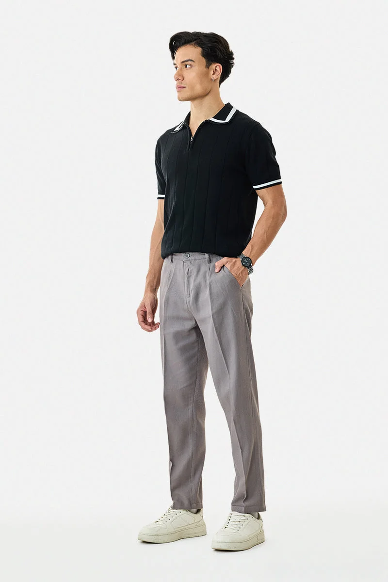 SNITCH Baggy Linen Blend Trousers